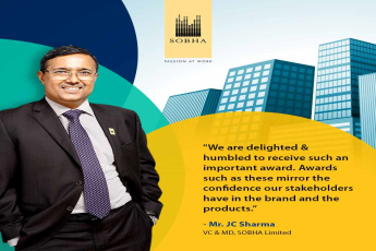 Sobha awarded Best Developer of the year – Large Category 2018